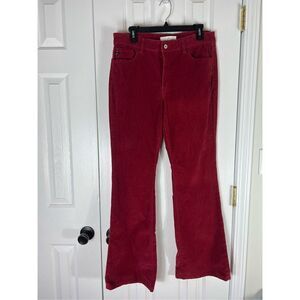 Kancan Red High Rise Womens Skinny Flare Jeans Size 13/30